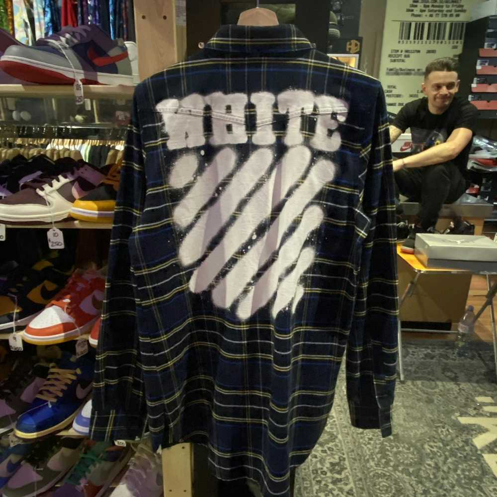 Off-White × Virgil Abloh Off-White Flannel ‘Navy’ - image 1