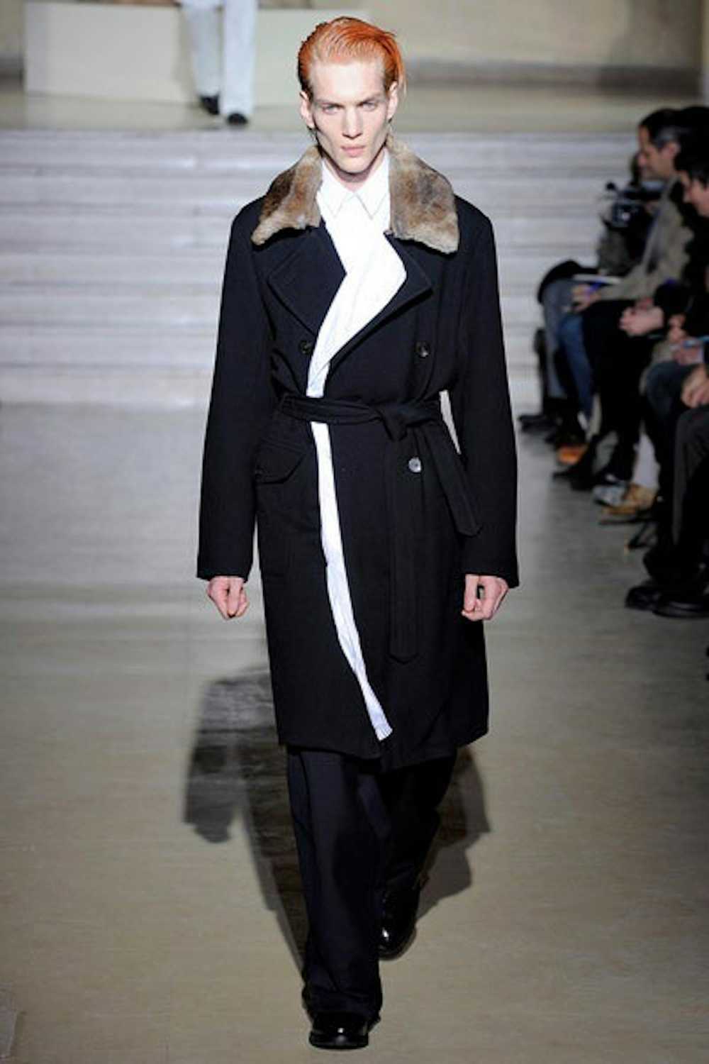 Dries Van Noten AW08 Wool Military Overcoat - image 2