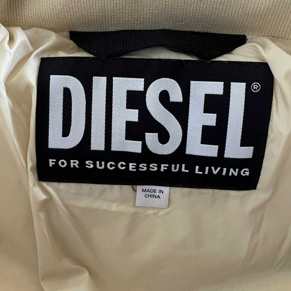 Diesel W-Crema Quilted-vinyl down bomber jacket - image 6