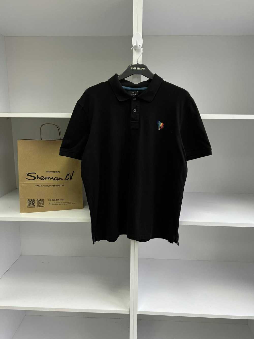 Paul Smith × Vintage Vintage Paul Smith denim T-s… - image 1