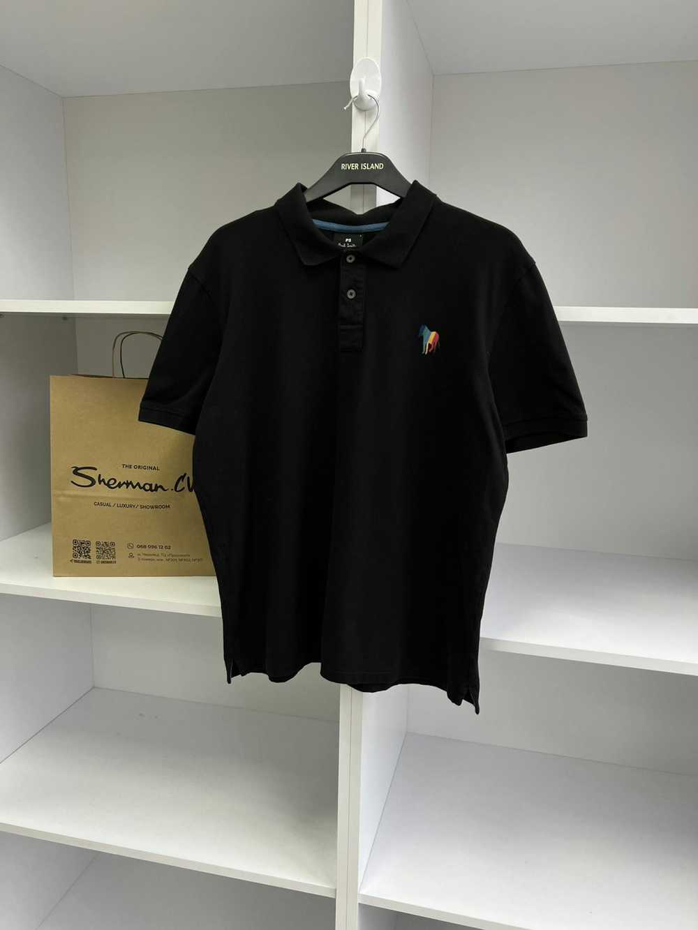 Paul Smith × Vintage Vintage Paul Smith denim T-s… - image 2