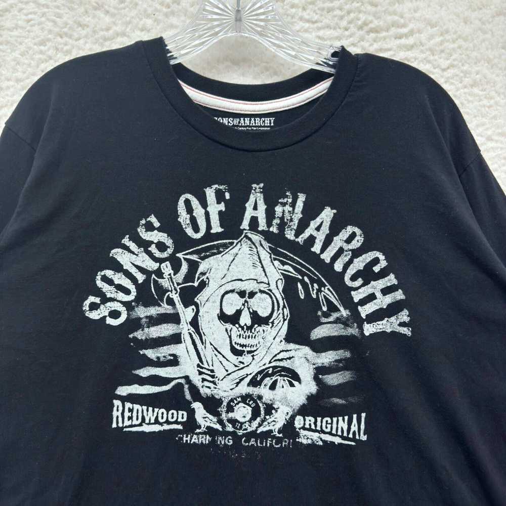 Vintage Sons of Anarchy Layered Long Sleeve T-Shi… - image 3
