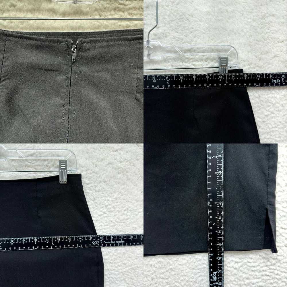 Vintage 90s Y2K Vintage P&S Mini Skirt L Large Bl… - image 4
