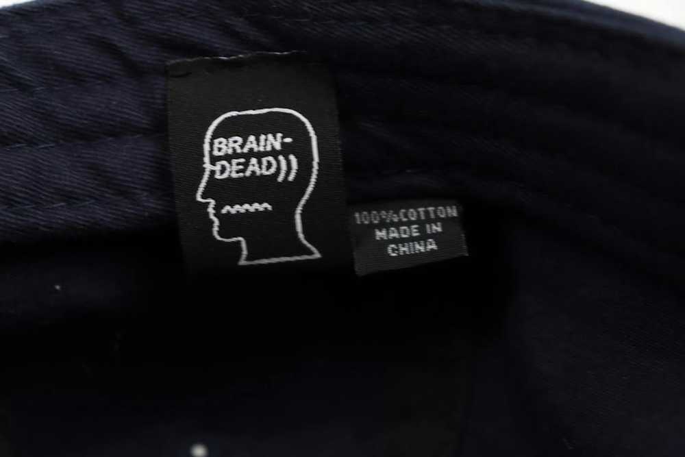 Brain Dead o1rshd Embroidered Logo Hat in Blue - image 8