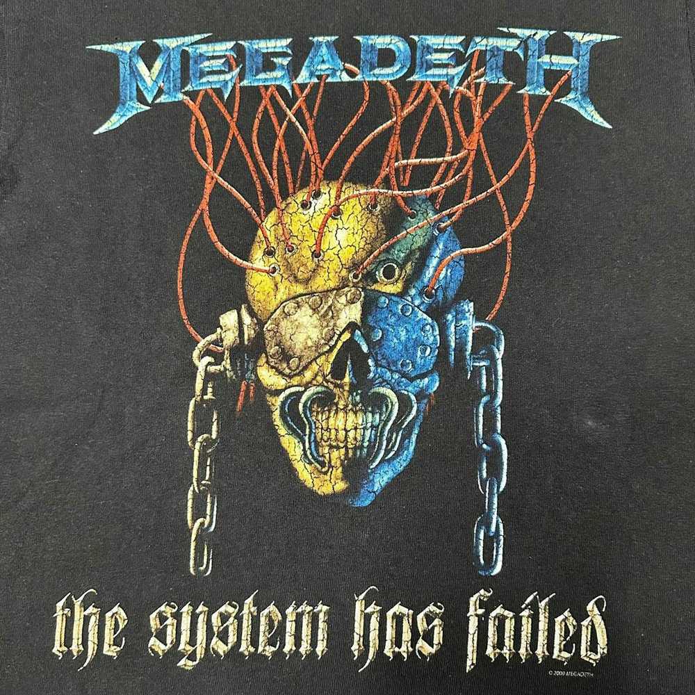 Anvil × Band Tees Anvil Megadeth 2009 The System … - image 3