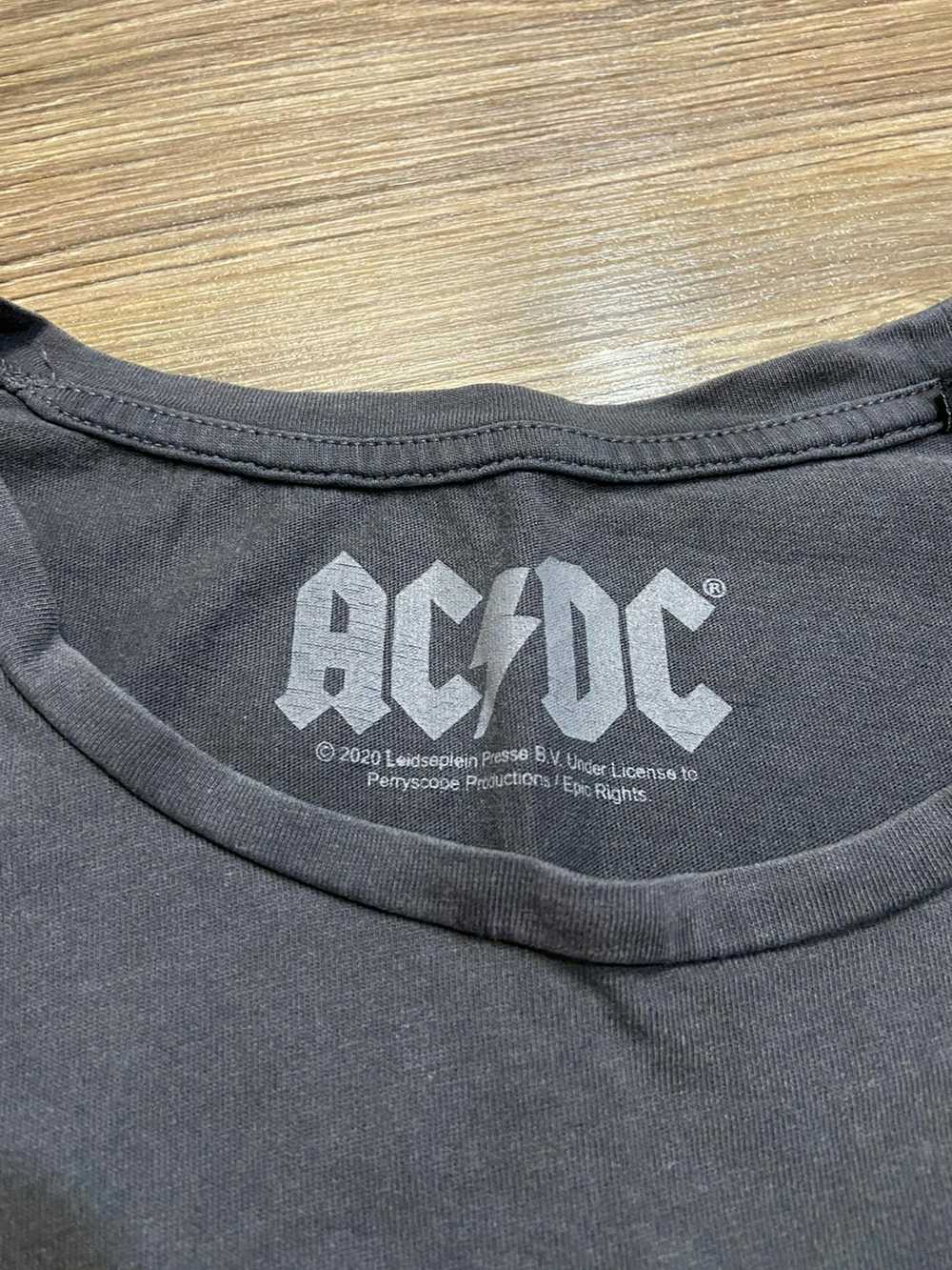 Ac/Dc × Band Tees × Vintage Vintage ACDC Clipped … - image 6