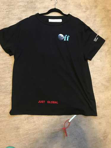 Off white just global tee best sale