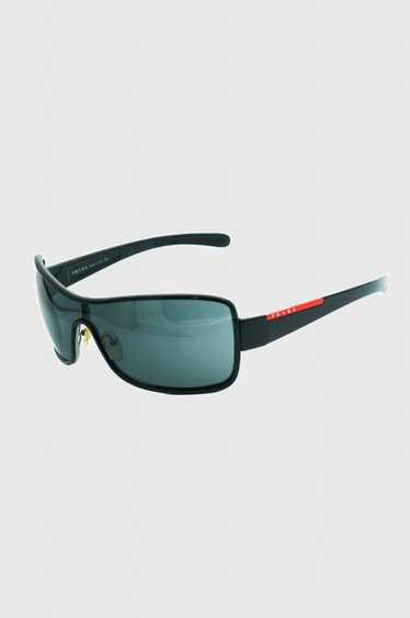 Sport Shield Sunglasses Black