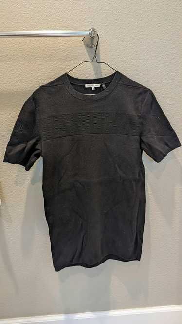 Helmut Lang Black Rib-Knit Shirt