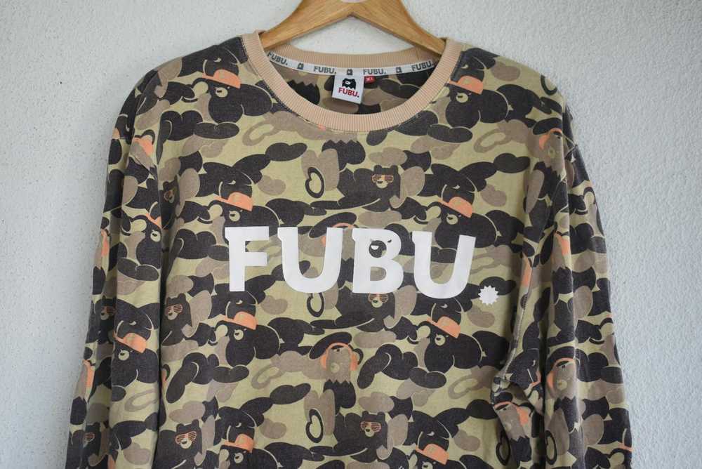 Fubu × Vintage A022 FUBU CAMO FULL PRINT SWEATSHI… - image 2