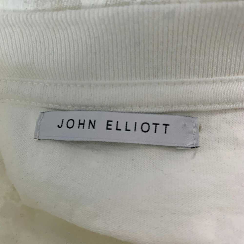 John Elliott White MultiColor Splattered Cotton C… - image 4