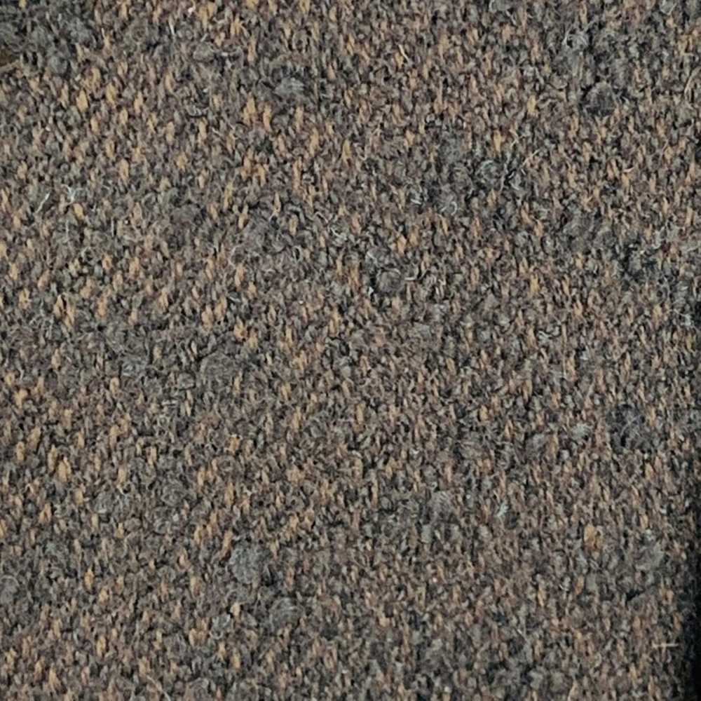 Prada Black Brown Tweed Wool Blend Patch Pockets … - image 2