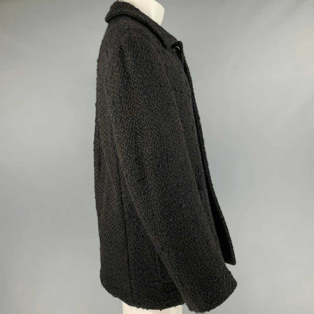 Prada Black Brown Tweed Wool Blend Patch Pockets … - image 3