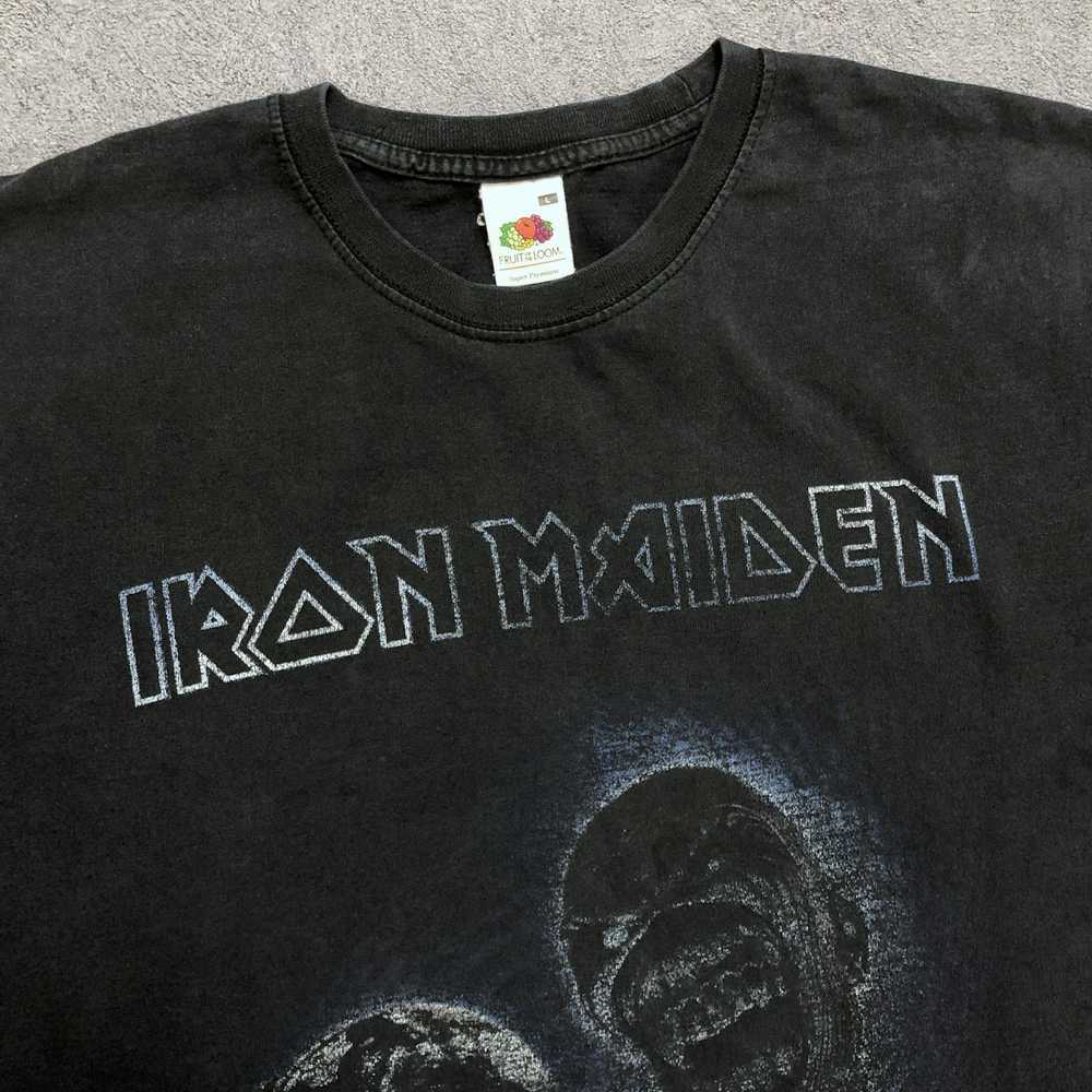 Band Tees × Iron Maiden × Vintage 00s Iron Maiden… - image 4