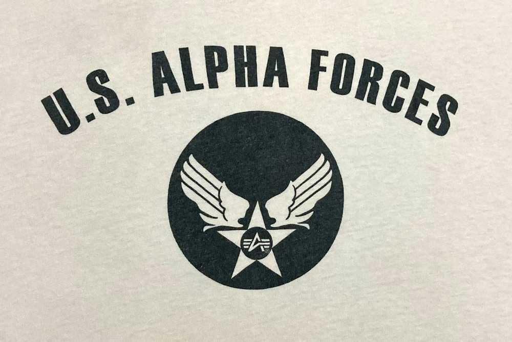Alpha Industries × Military US Alpha Forces Logo … - image 2
