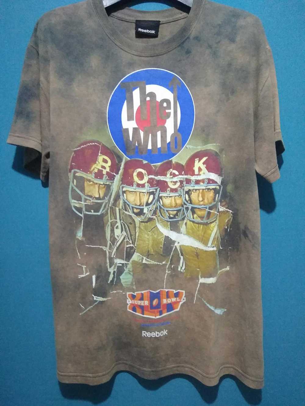 Band Tees × NFL × Reebok Rare Vintage The Who X R… - image 1