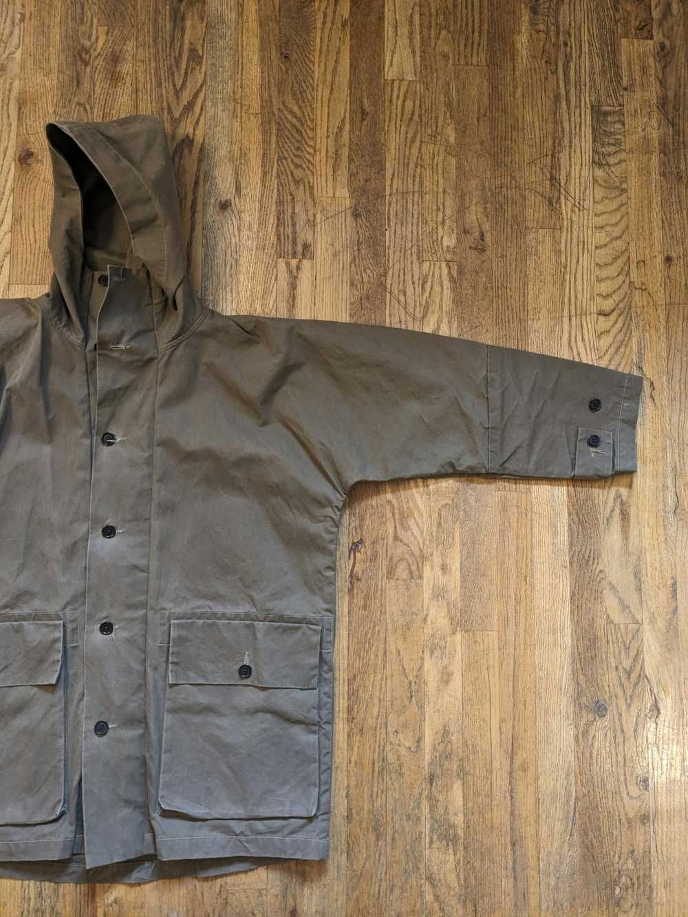 Evan Kinori Evan Kinori Hooded Coat Dry Waxed Cot… - image 4
