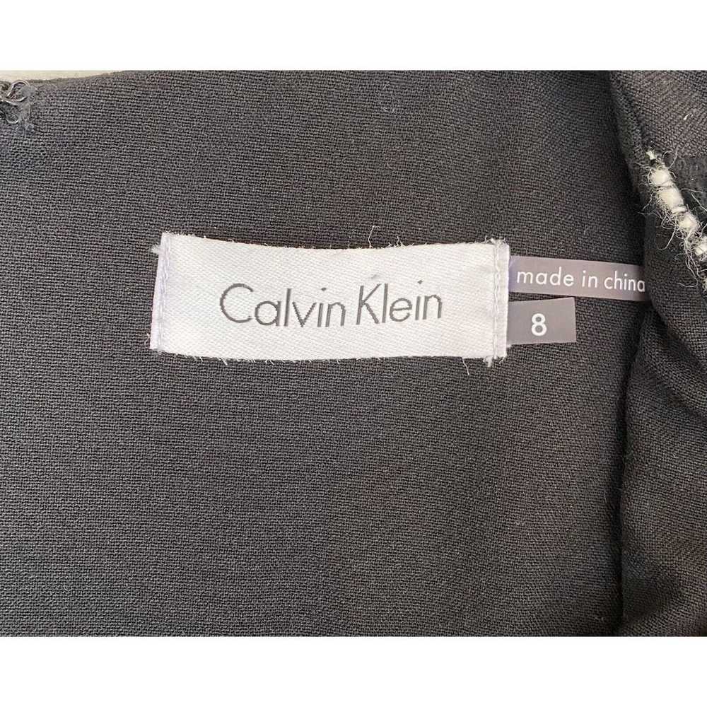 Calvin Klein Womens NWT Size 8 Black White Faux S… - image 3