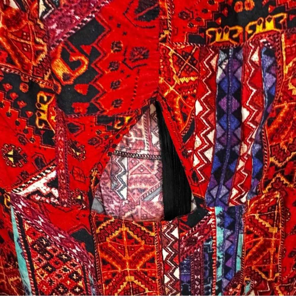 Forever 21 Plus+ Size Maxi Dress Mixed Tribal Pri… - image 11