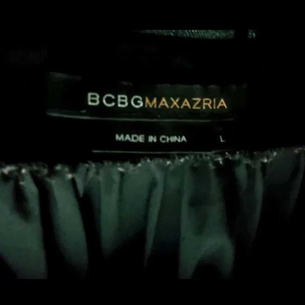 Vintage 2002 bcbgmaxazria Black Off-Shoulders Bel… - image 11