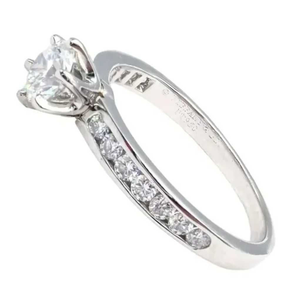 Authentic Tiffany & Co. Platinum 0.59ctw Diamond … - image 9