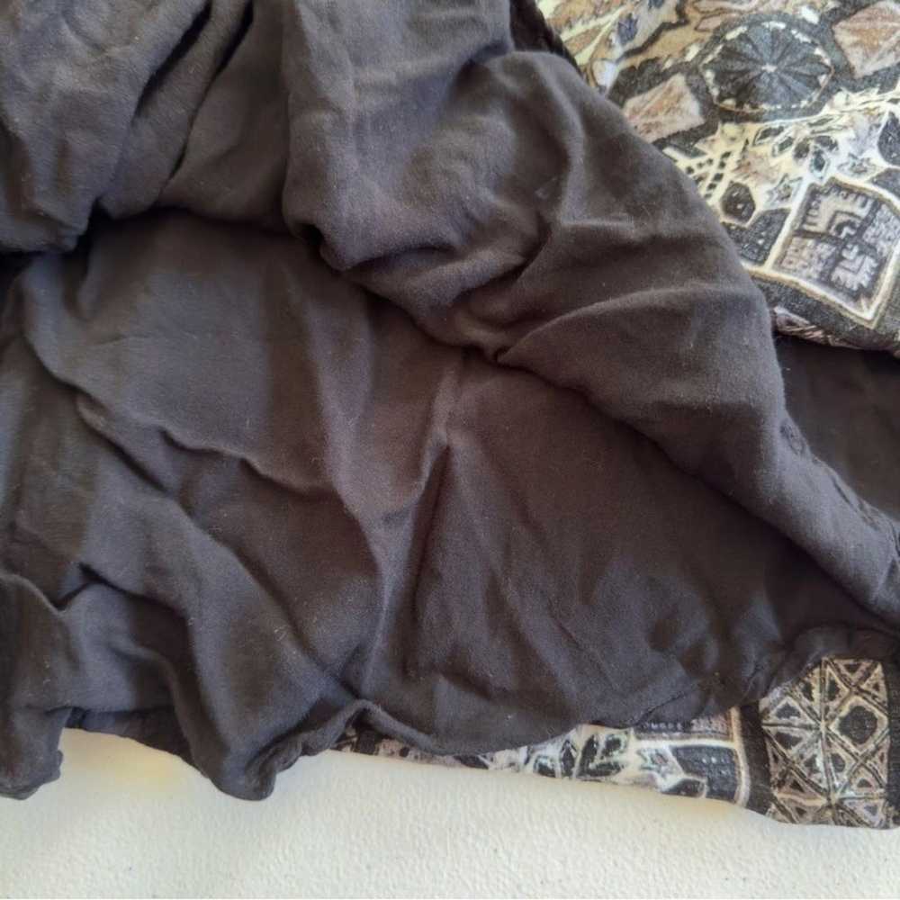 Free People Oksana Mini Dress Sheer Brown Multi M… - image 10