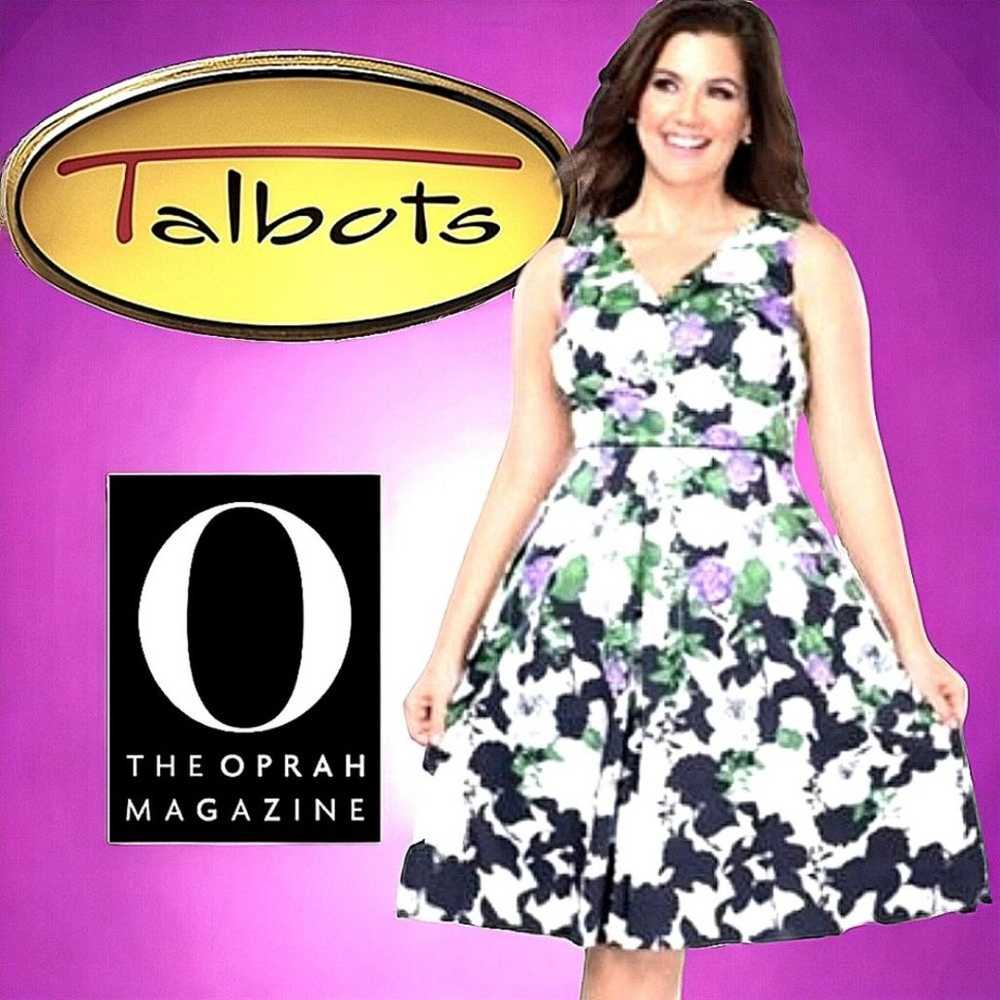 TALBOTS Operah Collection floral sleeveless fit &… - image 1