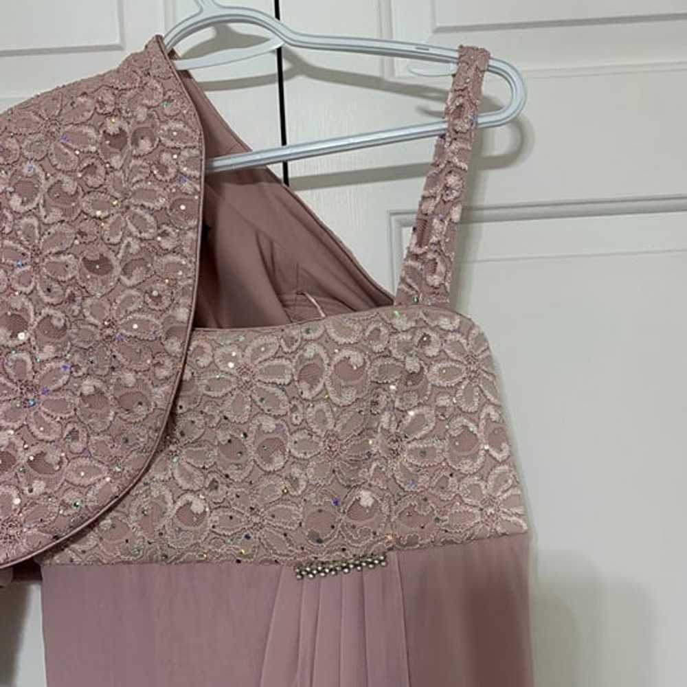 R & M Richard’s Lilac/Pink Size 8 Sequined and Ch… - image 3