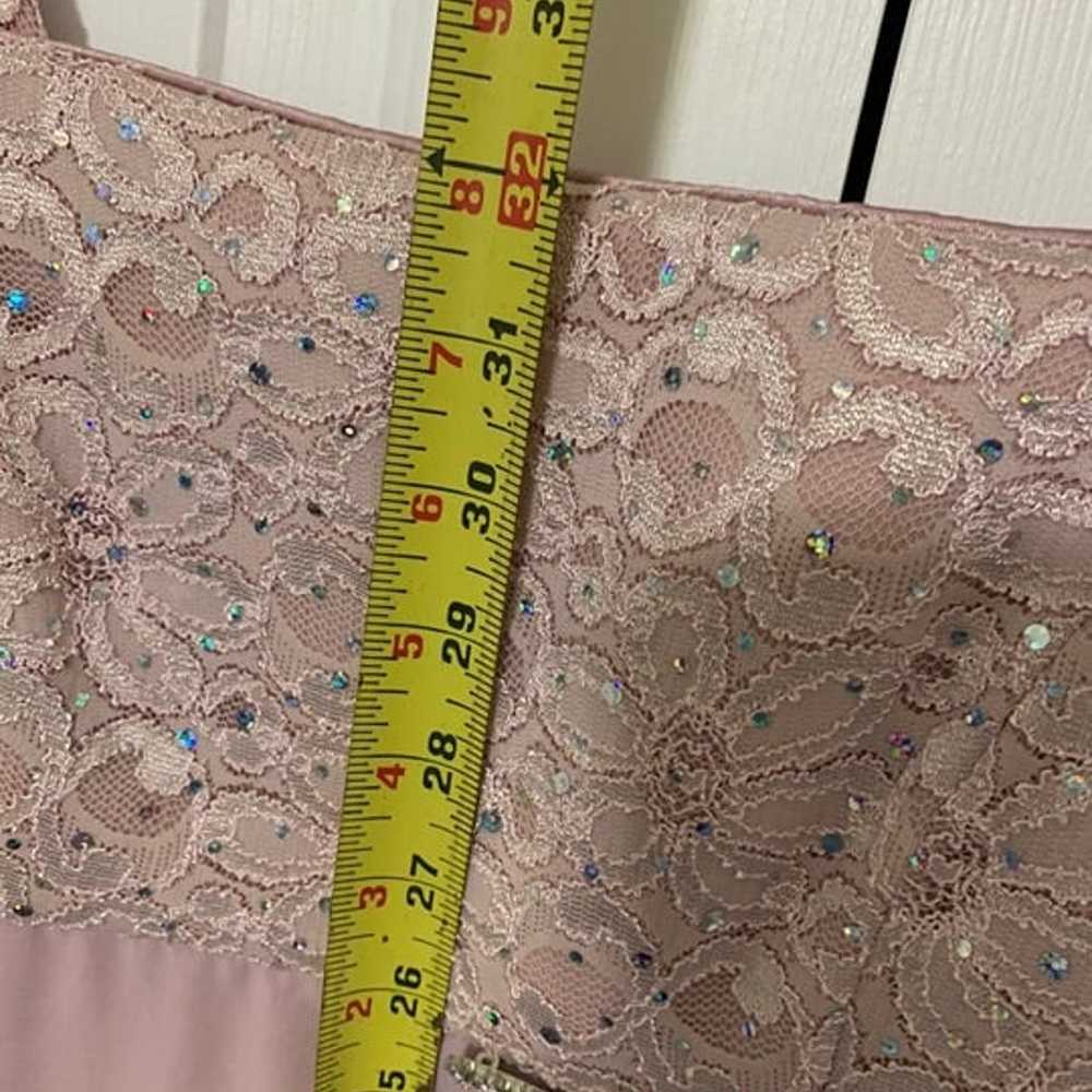 R & M Richard’s Lilac/Pink Size 8 Sequined and Ch… - image 6