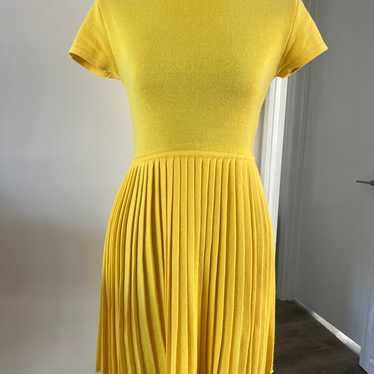 Pleated knit dress - image 1