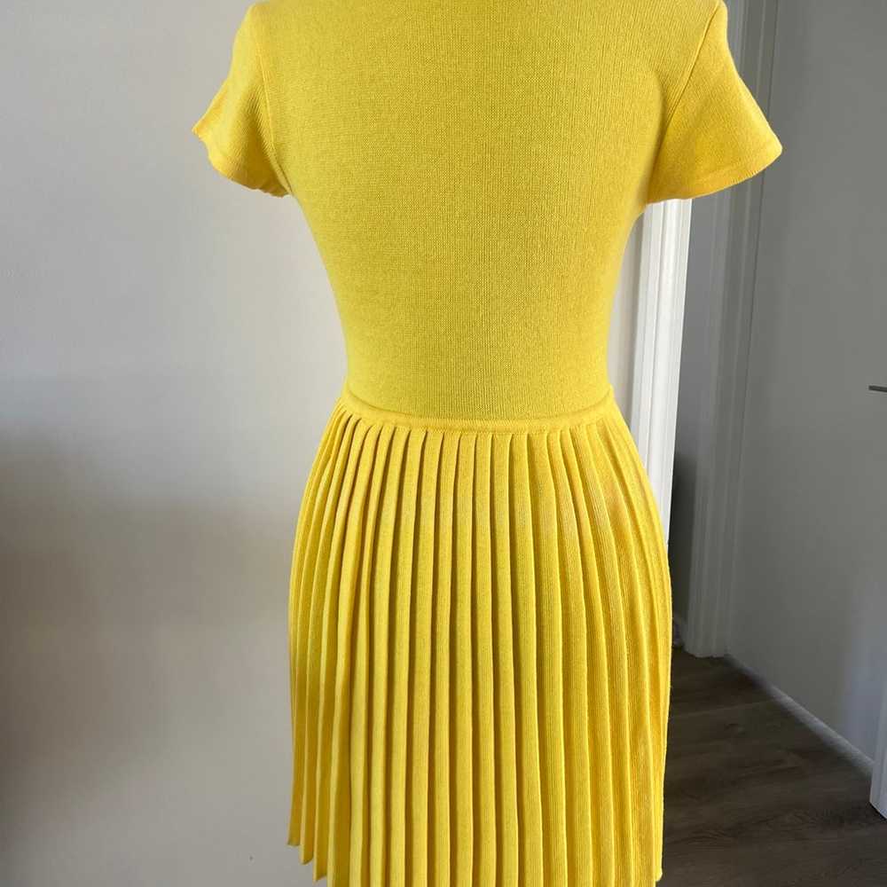 Pleated knit dress - image 2
