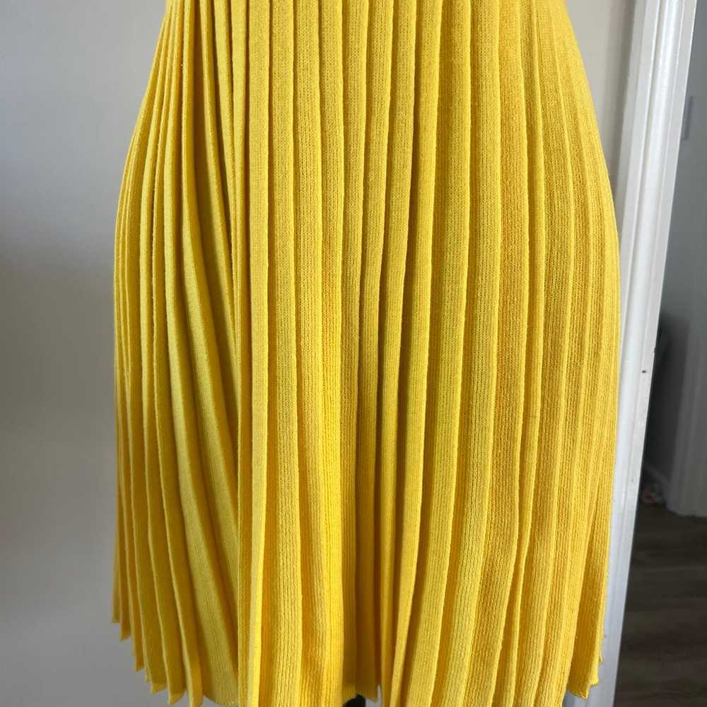 Pleated knit dress - image 3