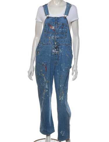 Light Wash Dungarees - W36 L27 - image 1