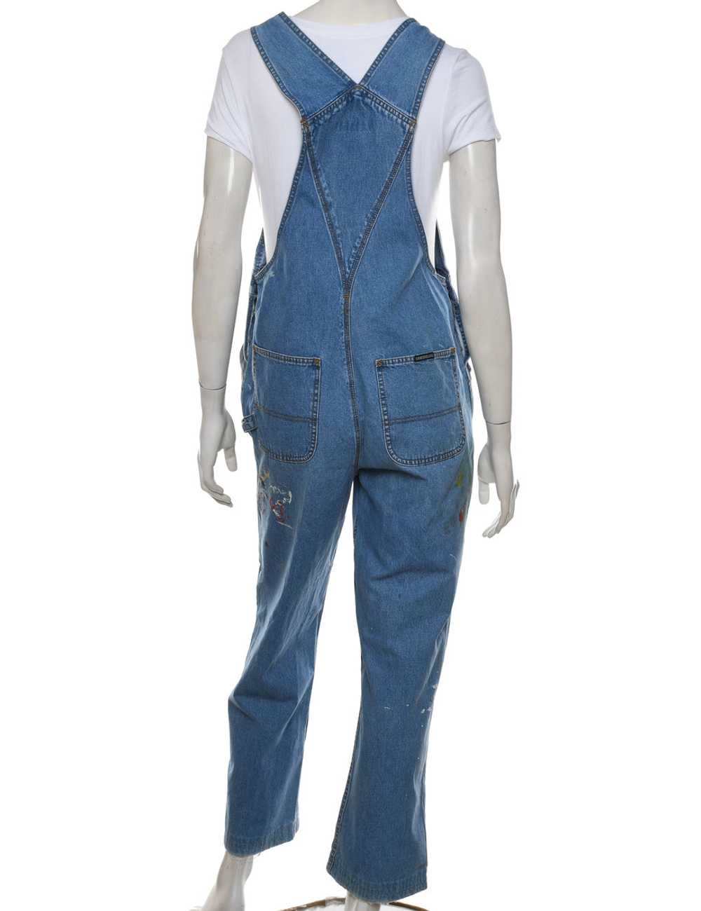 Light Wash Dungarees - W36 L27 - image 2