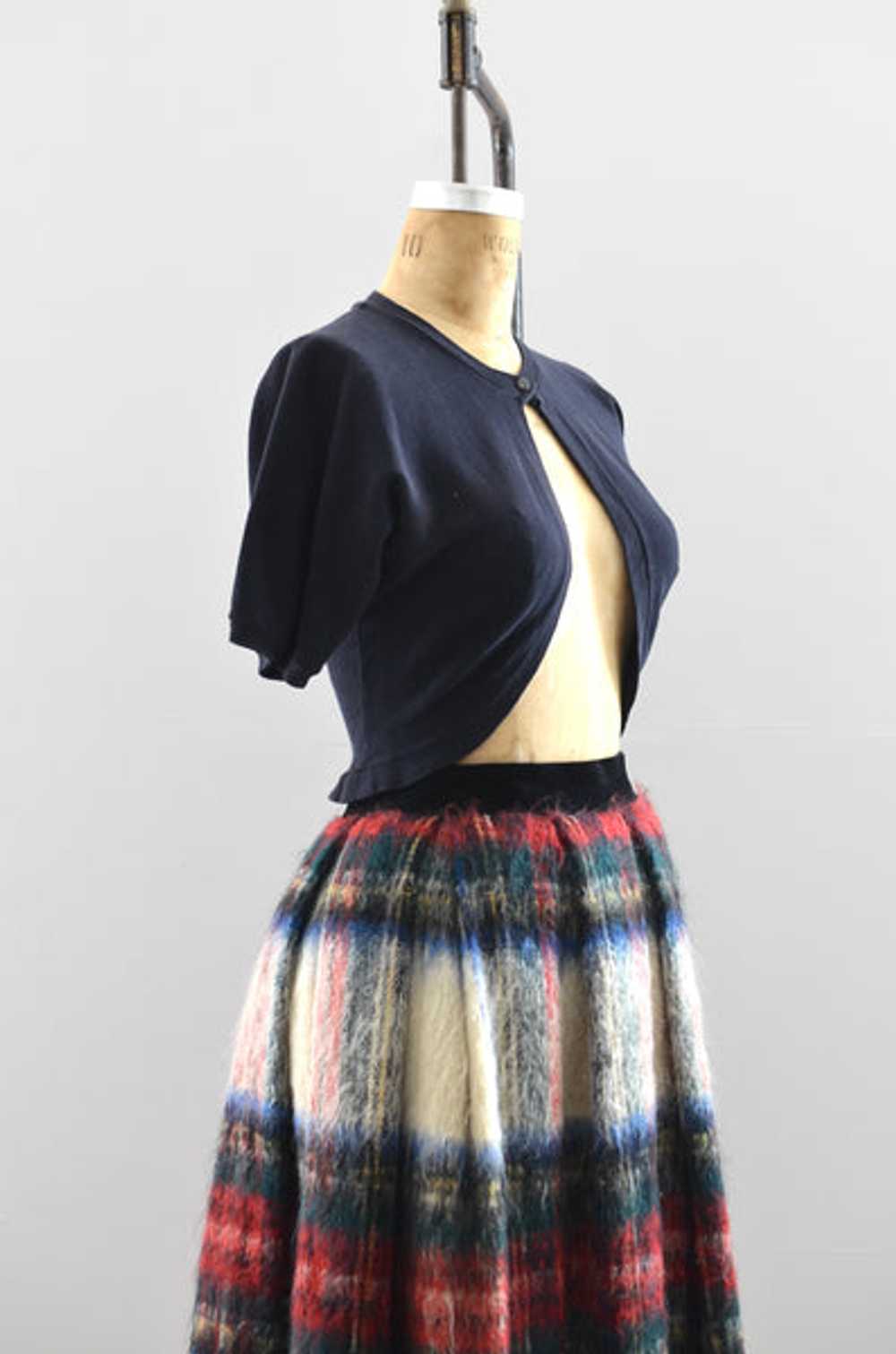 vintage 1950s Navy Blue Shrug - image 4