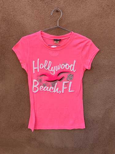 90's Hollywood Beach, Florida Babydoll Tee - Made 