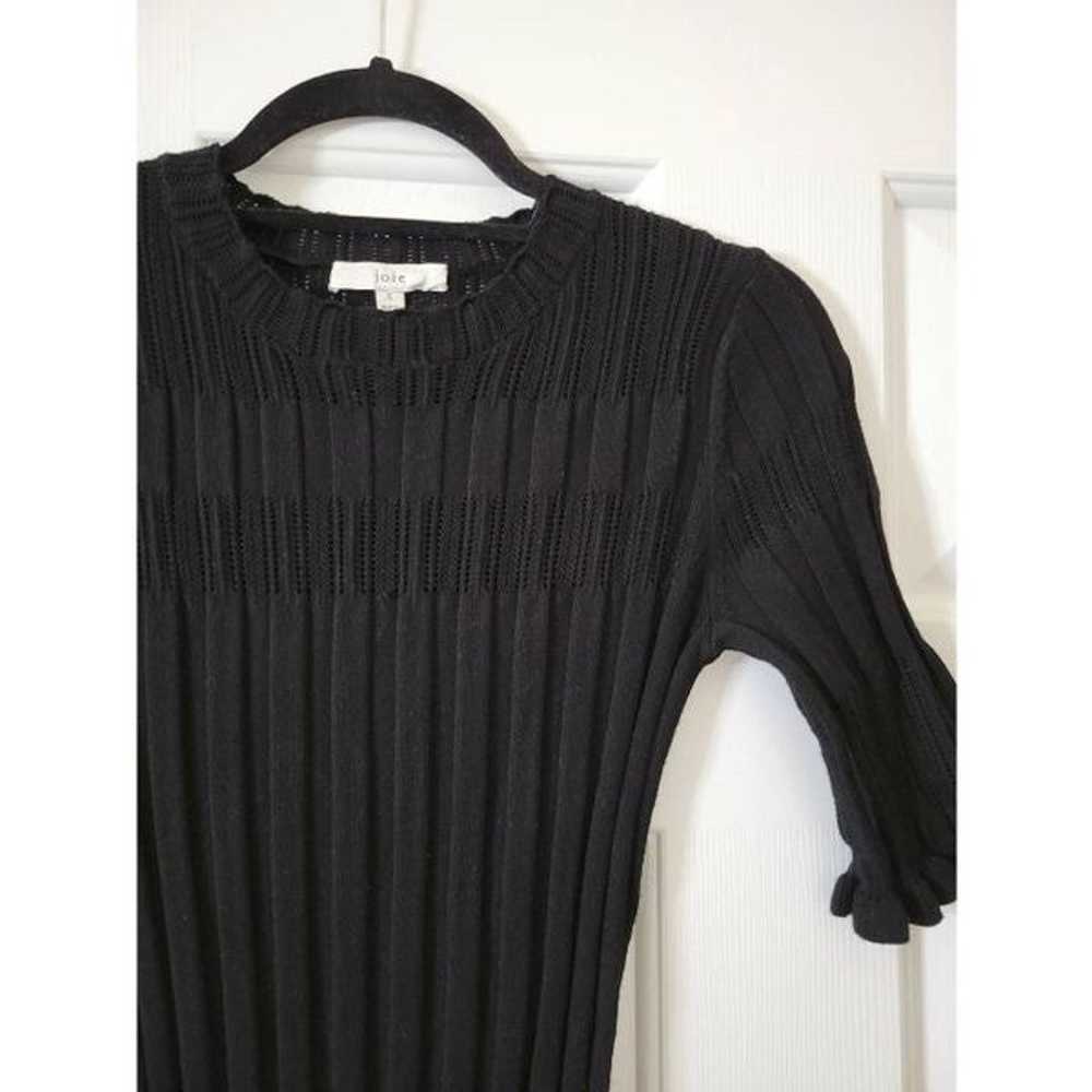 JOIE Dendra ruffle-trimmed ribbed-knit midi dress… - image 6