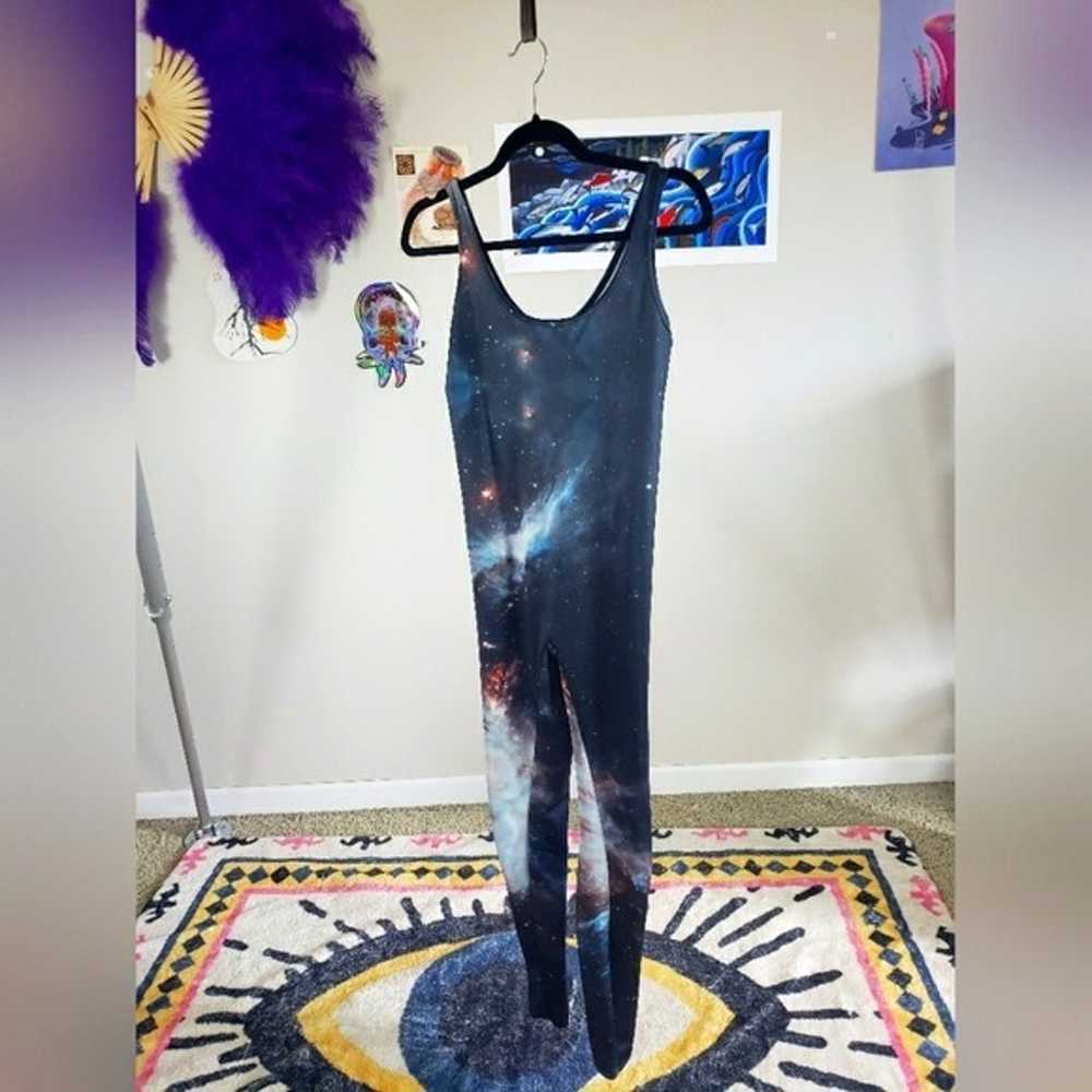 BLACKMILK GALAXY BLACK CATSUIT L - image 1