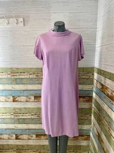 60’s Lilac Short Sleeve Dress