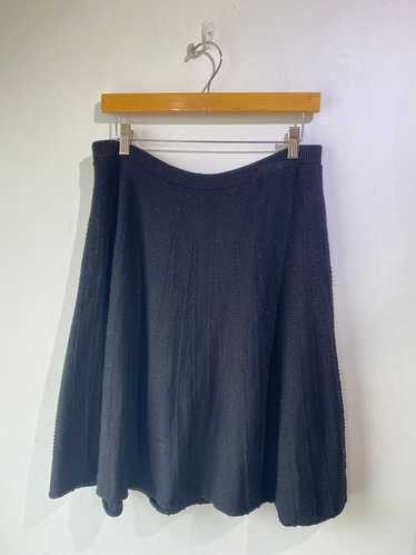 Vintage Black Knit Skirt - image 1