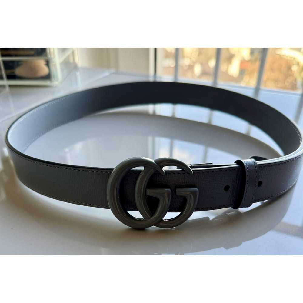 Gucci Gg Buckle leather belt - image 4