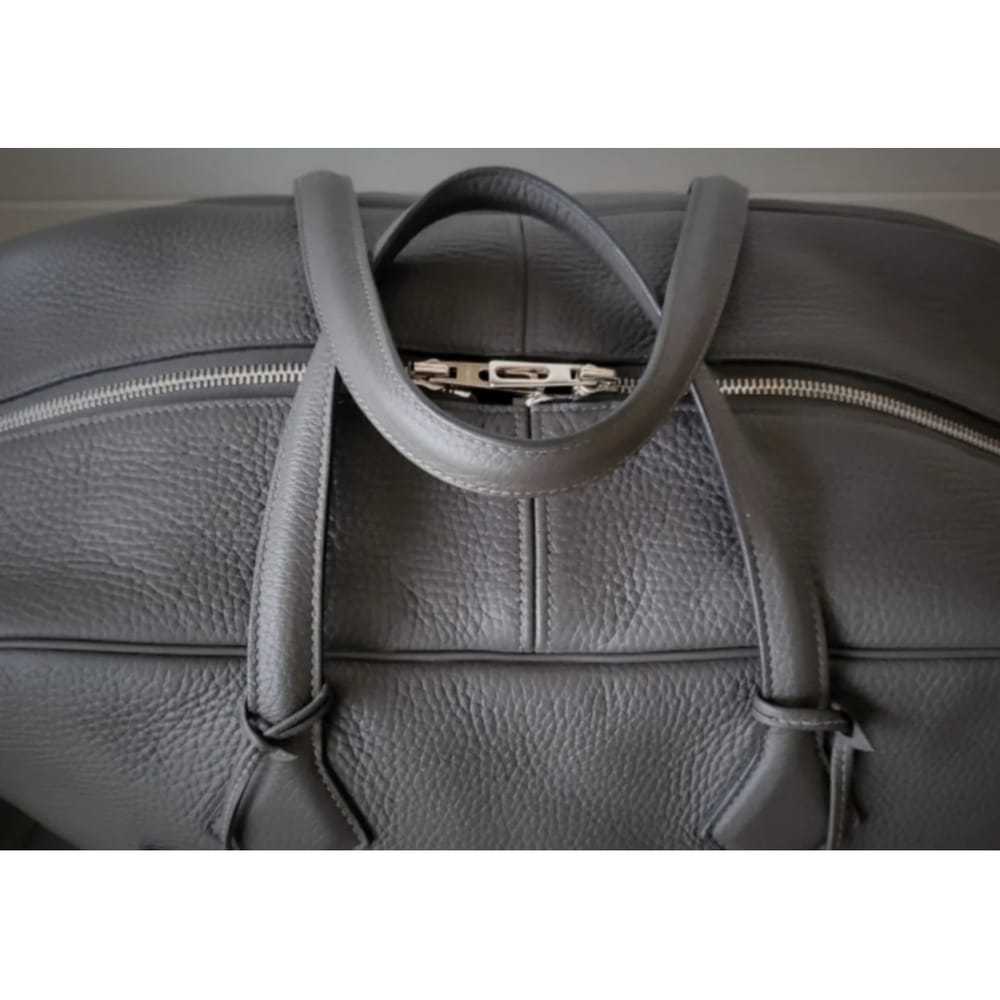 Hermès Leather weekend bag - image 4