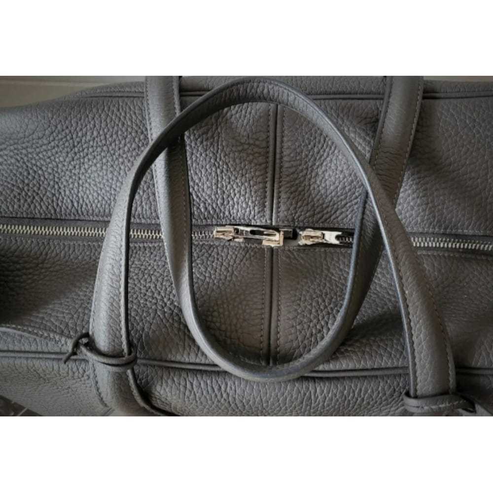 Hermès Leather weekend bag - image 6