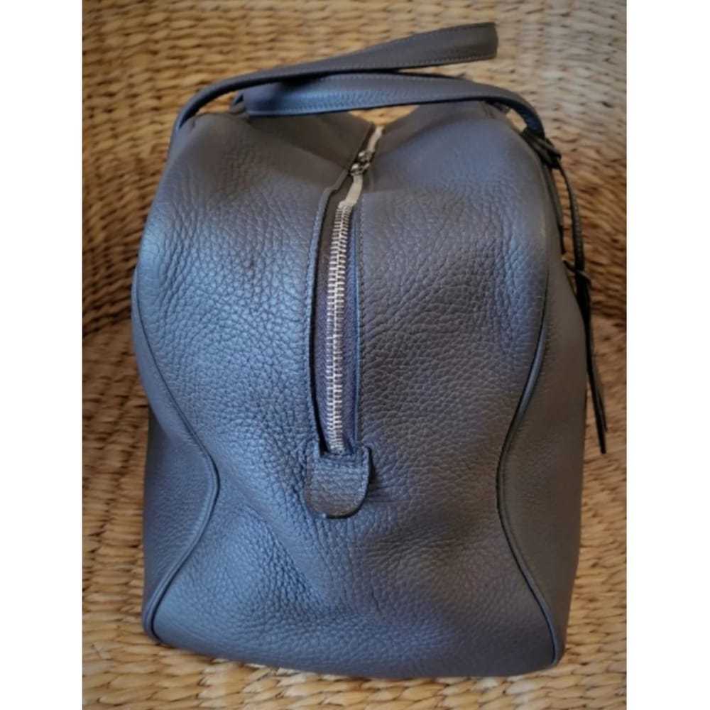 Hermès Leather weekend bag - image 8