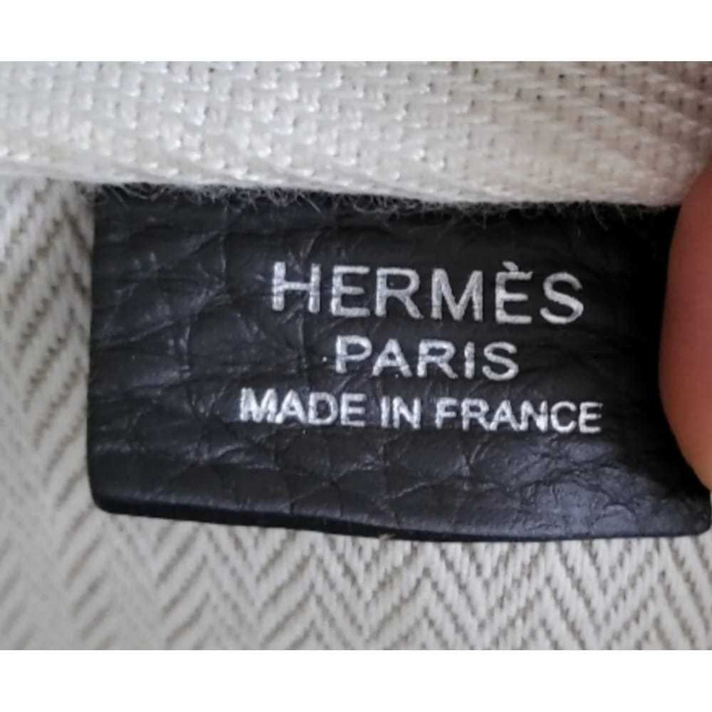 Hermès Leather weekend bag - image 9
