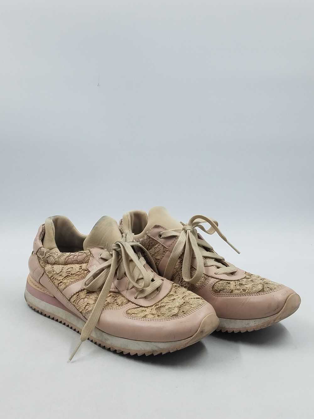 Dolce & Gabbana Authentic D&G Blush Lace Sneakers… - image 3