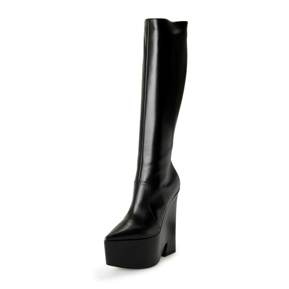 Versace Leather boots - image 2