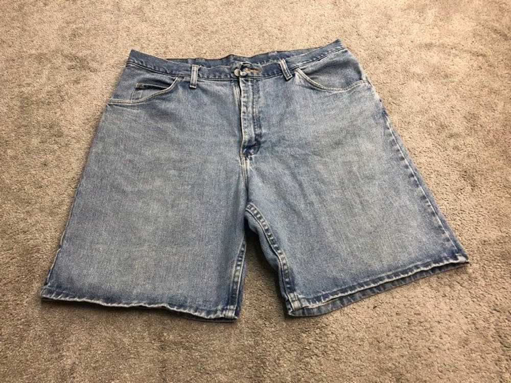 Wrangler Shorts Men 38 Blue 606T3AS Denim Bermuda… - image 1