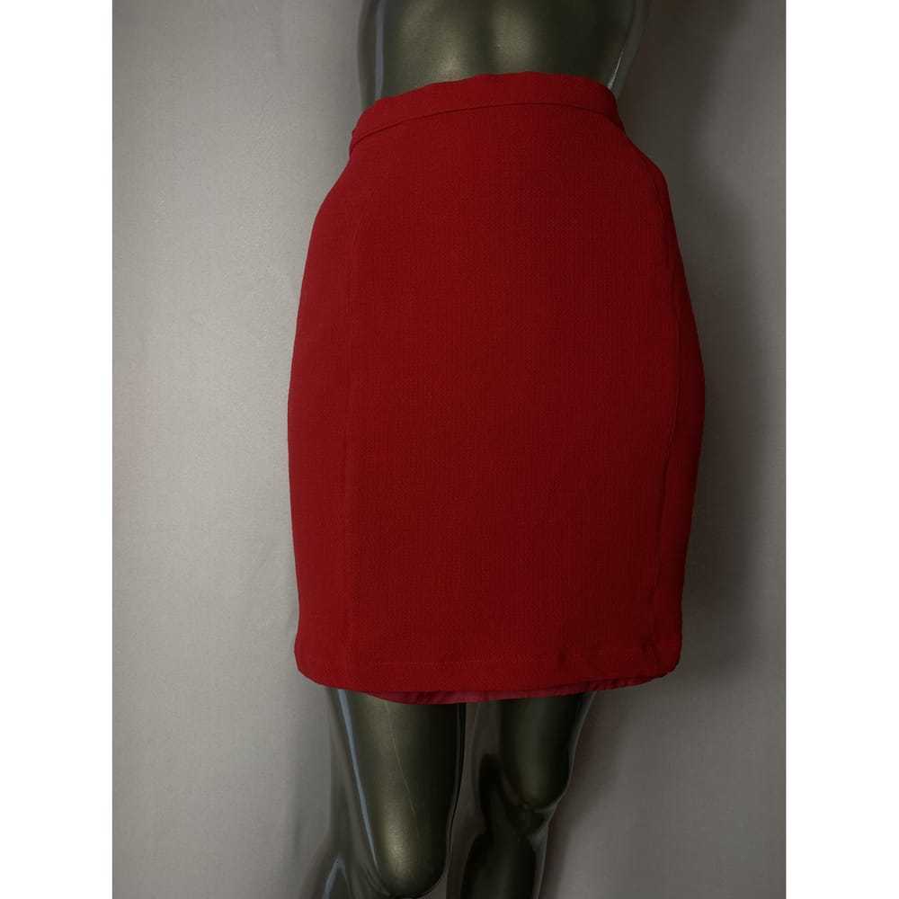 Thierry Mugler Wool mini skirt - image 2
