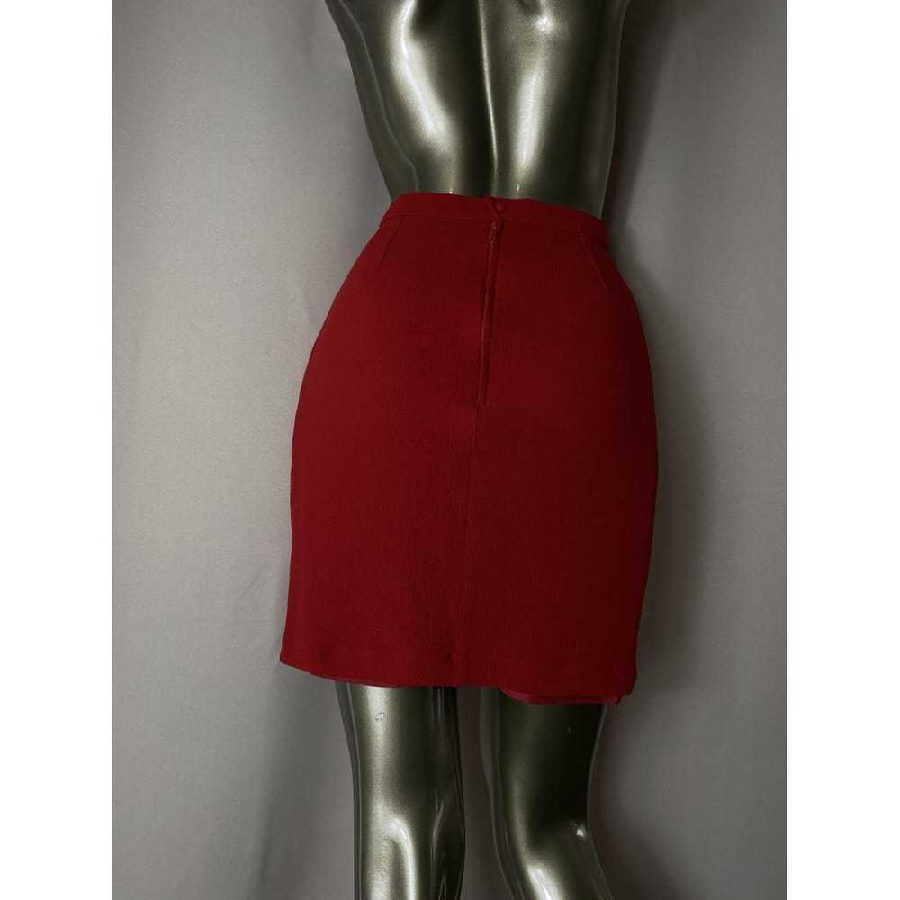 Thierry Mugler Wool mini skirt - image 3